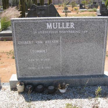 MULLER Gysbert Van Reenen 1919-1995