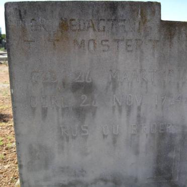 MOSTERT J.T. 1916-1964