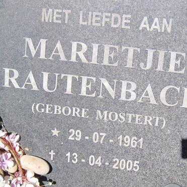 RAUTENBACH Marietjie nee MOSTERT 1961-2005