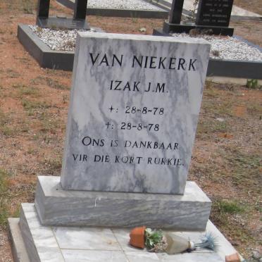 NIEKERK Izak J.M. 1978-1978