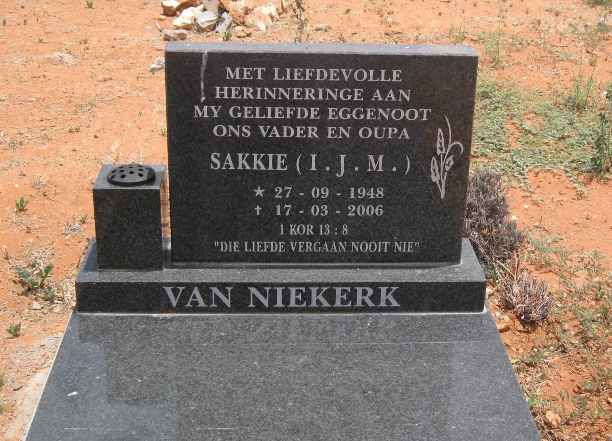 NIEKERK I.J.M.. van 1948-2006