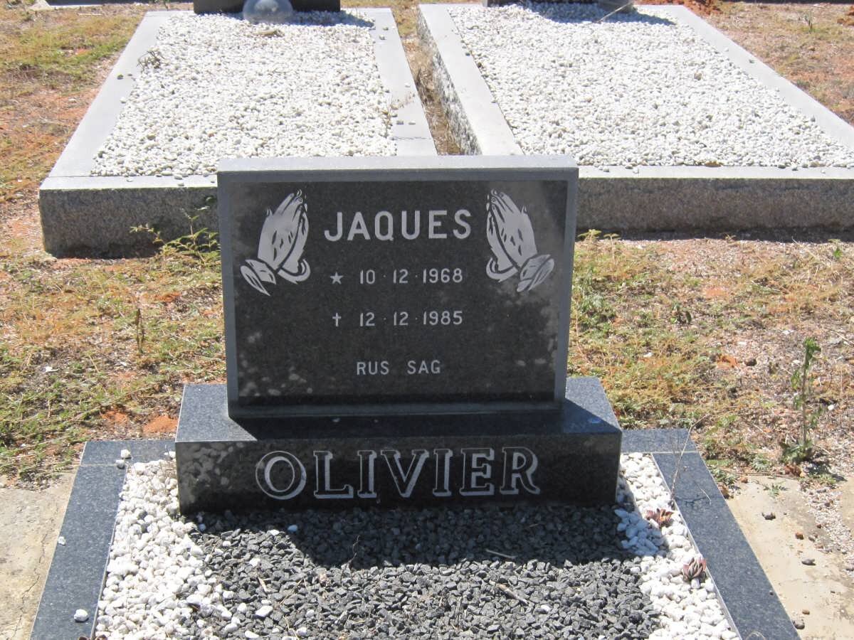 OLIVIER Jaques 1968-1985
