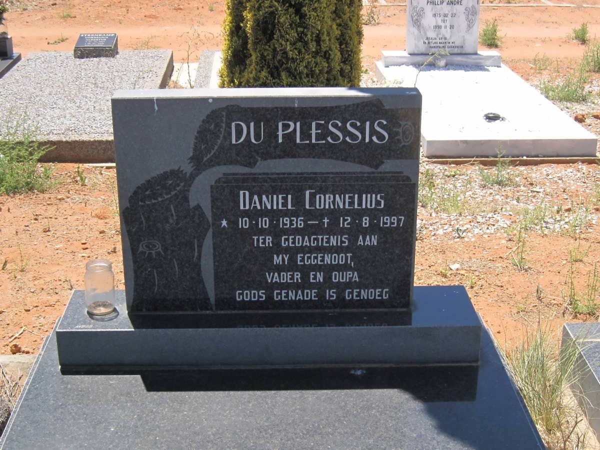 PLESSIS Daniel Cornelius, du 1936-1997