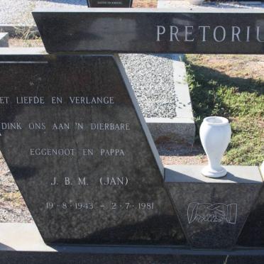 PRETORIUS J.B.M. 1943-1981