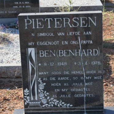 PIETERSEN Benhard 1948-1978