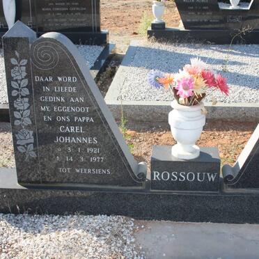 ROSSOUW Carel Johannes 1921-1977