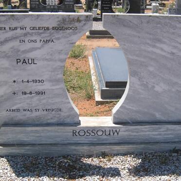 ROSSOUW Paul 1930-1991