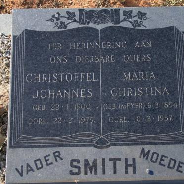 SMITH Christoffel Johannes 1900-1975 &amp; Maria Christina MEYER 1894-1957