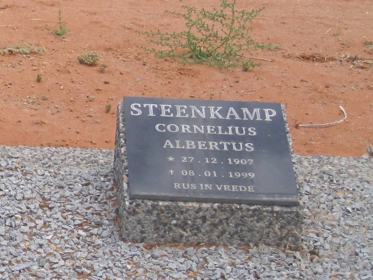 STEENKAMP Cornelius Albertus 1907-1999