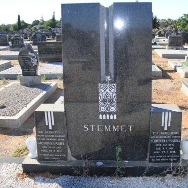 STEMMET Jacobus Daniël 1910-1970 &amp; Huibrecht Christina VAN DYK 1916-1978