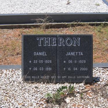 THERON Daniël 1926-1991 &amp; Janetta 1929-2000