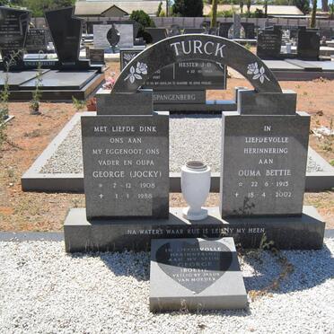 TURCK George 1908-1988 &amp; Bettie 1915-2002 :: TURCK George 