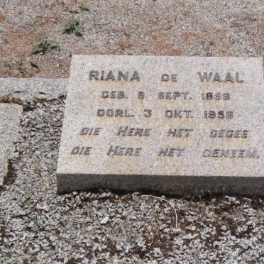 WAAL Riana, de 1958-1958
