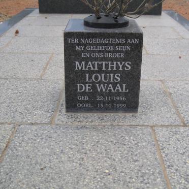 WAAL Matthys Louis, de 1956-1999