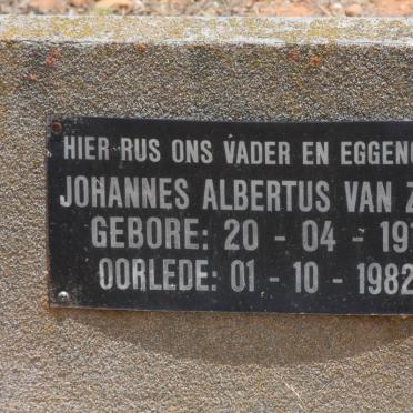 ZYL  Johannes Albertus, van 1911-1982