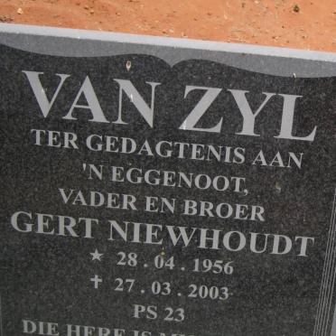 ZYL Gert Niewhoudt, van 1956-2003