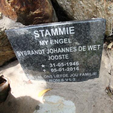 JOOSTE Sybrandt Johannes de Wet 1946-2016