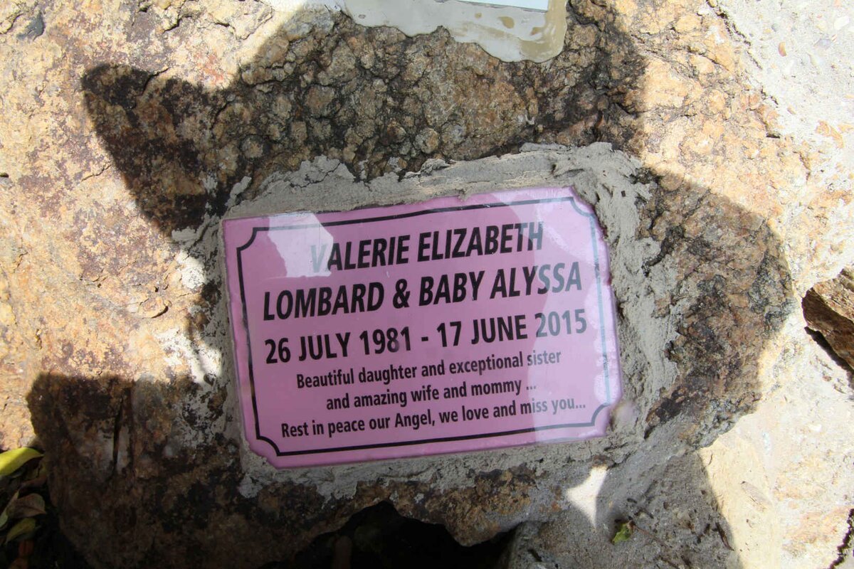 LOMBARD Valerie Elizabeth 1981-2015 :: LOMBARD Alyssa
