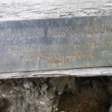 LOUW Johannes Adriaan 1967-2013