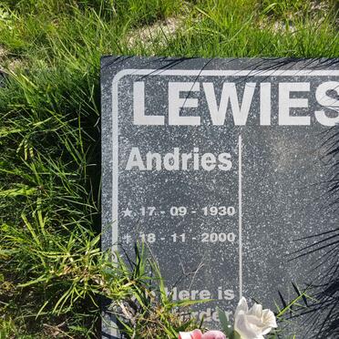 LEWIES Andries 1930-2000