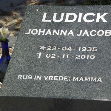 LUDICK Johanna Jacoba 1935-2010