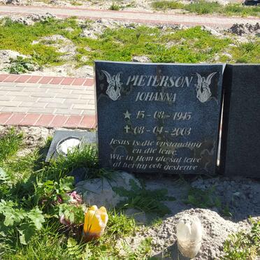 PIETERSEN Johanna 1945-2003