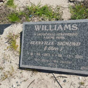 WILLIAMS Glenville Sigmund 1971-2001