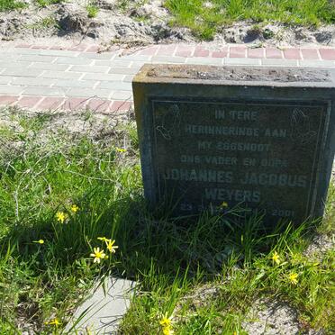 WEYERS Johannes Jacobus 19?2-2001