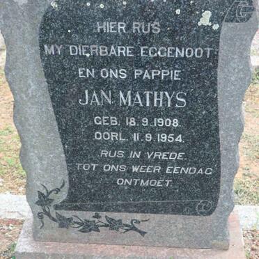 BEER Jan Mathys, de 1908-1954