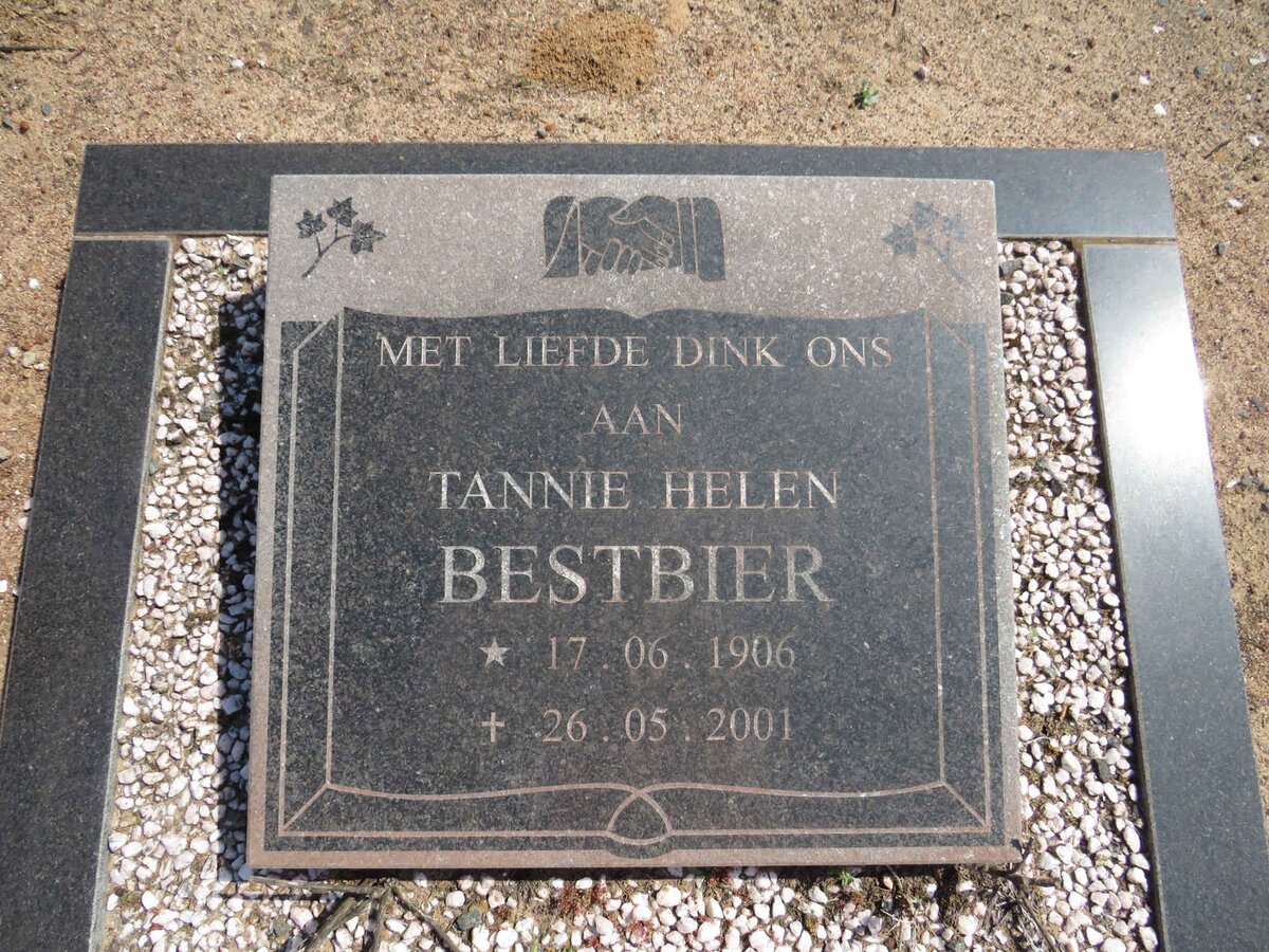 BESTBIER Helen 1906-2001