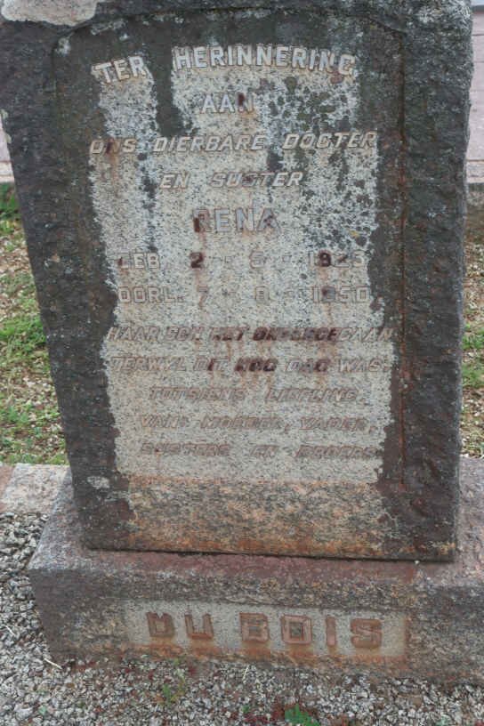 BOIS Rena, du 1923-1950