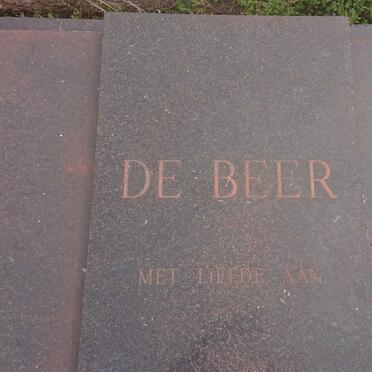 BEER Sybrand Abraham, de 1905-1978 &amp; Martha Wilhelmina 1905-1977