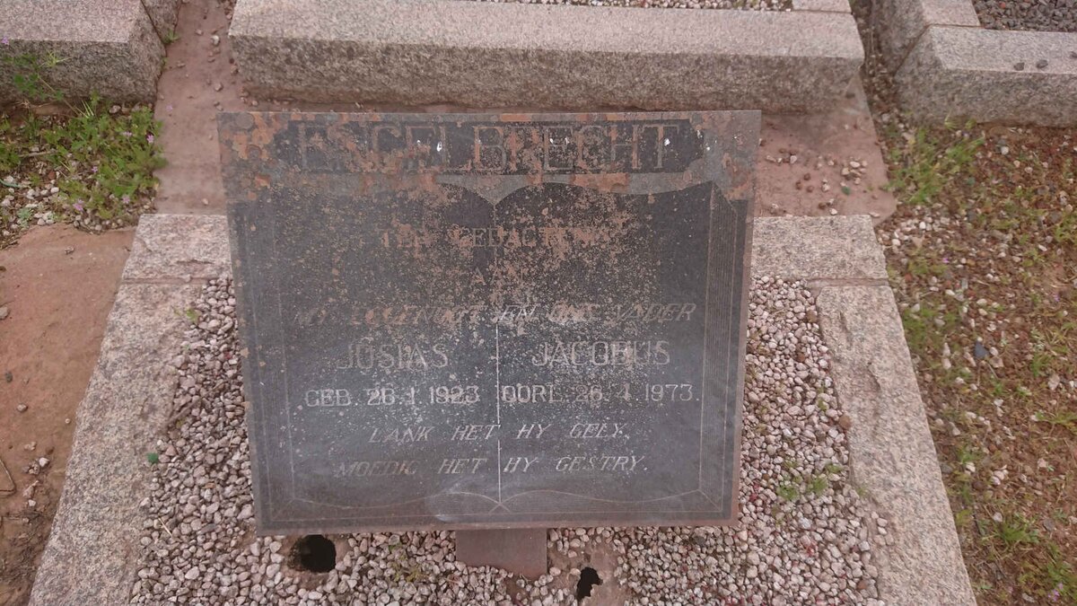 ENGELBRECHT Josias Jacobus 1923-1973