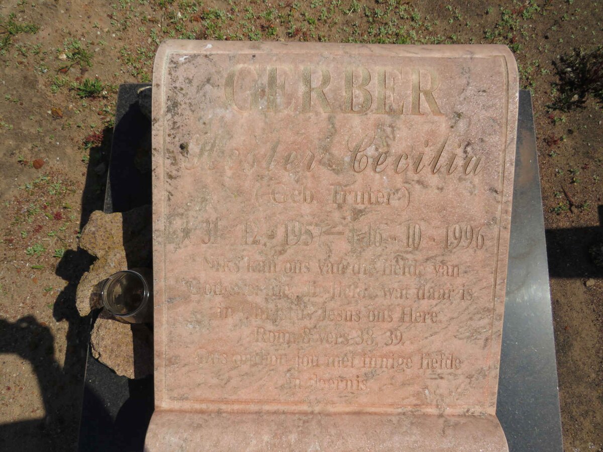 GERBER Hester Cecilia nee TRUTER 1957-1996