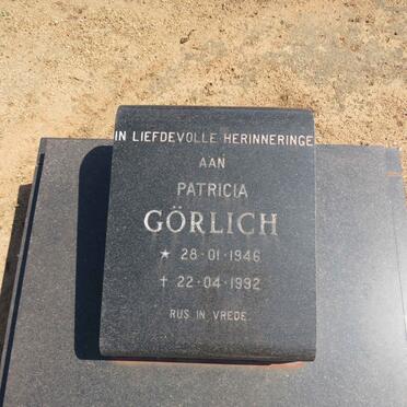 GORLICH Patricia 1946-1992