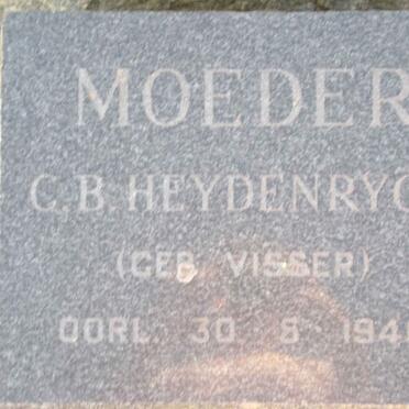 HEYDENRYCH C.B. nee VISSER  -1940