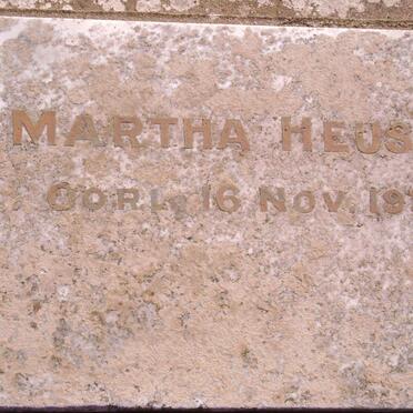 HEUSER Martha  -1931