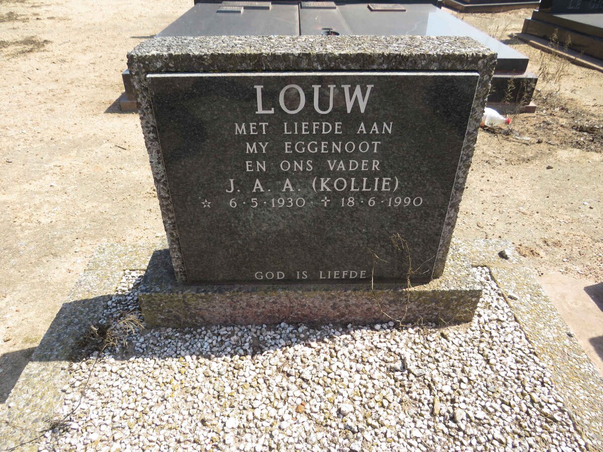 LOUW J.A.A. 1930-1990