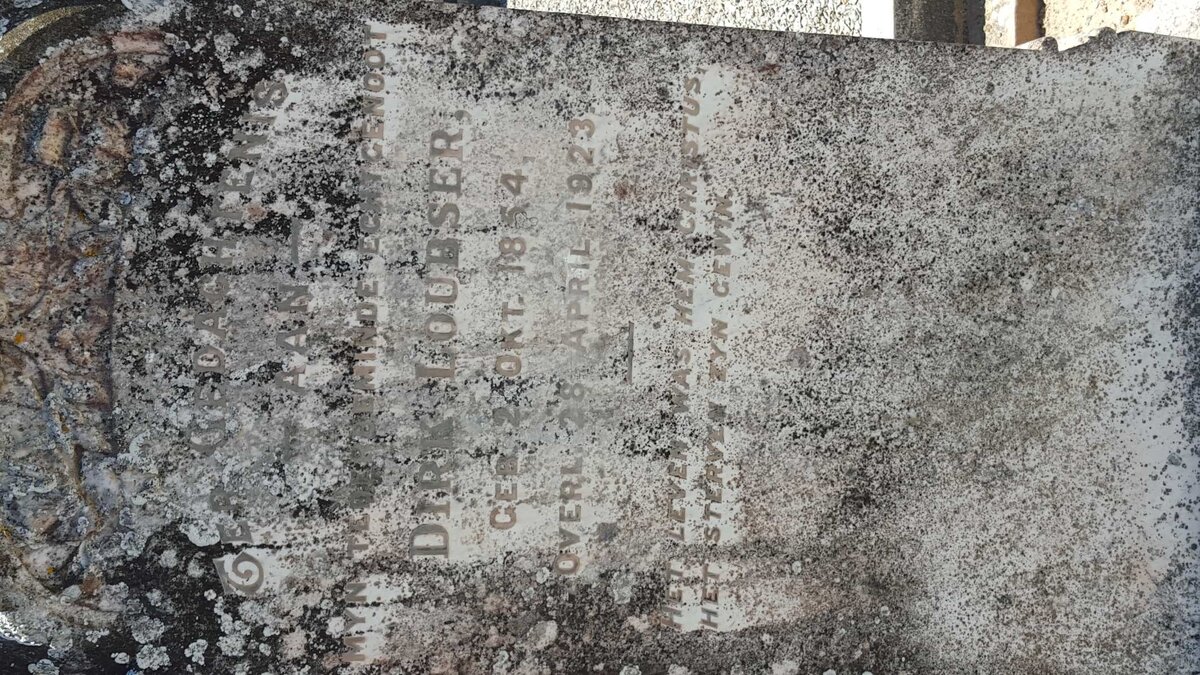 LOUBSER Dirk 1854-1923