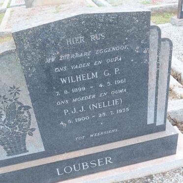 LOUBSER Wilhelm G.P. 1899-1961 &amp; P.J.J. 1900-1975