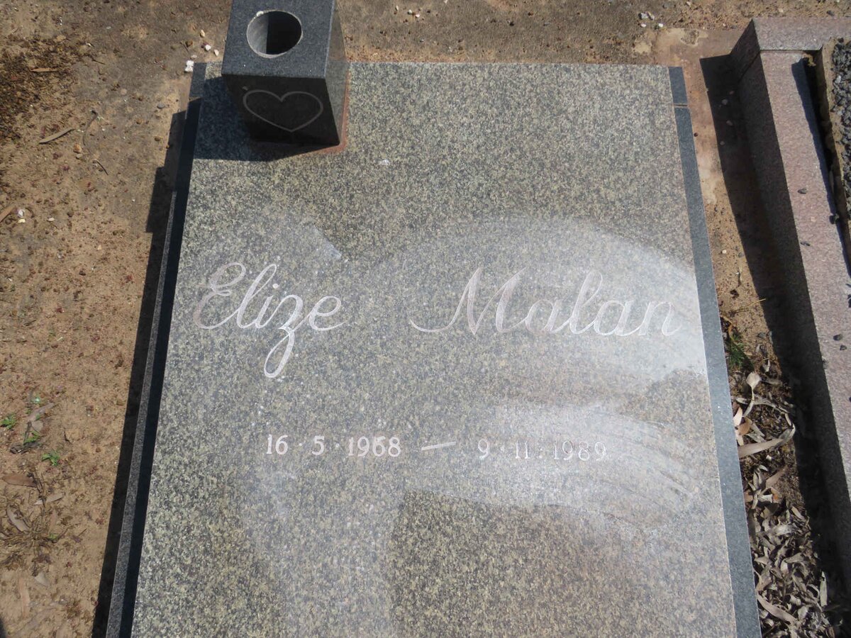 MALAN Elize 1968-1989