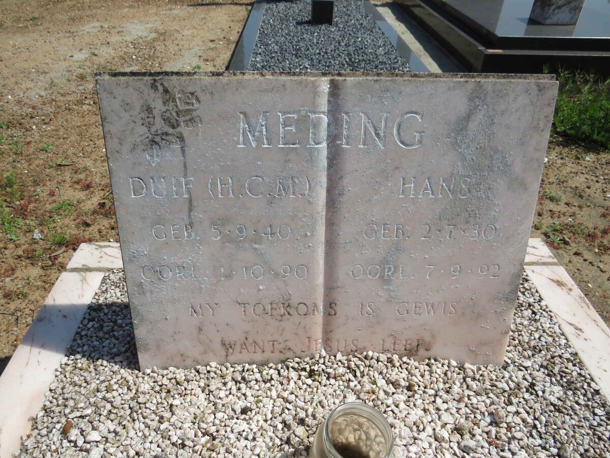 MEDING H.C.M. 1940-1990 :: MEDING Hans 1930-1992