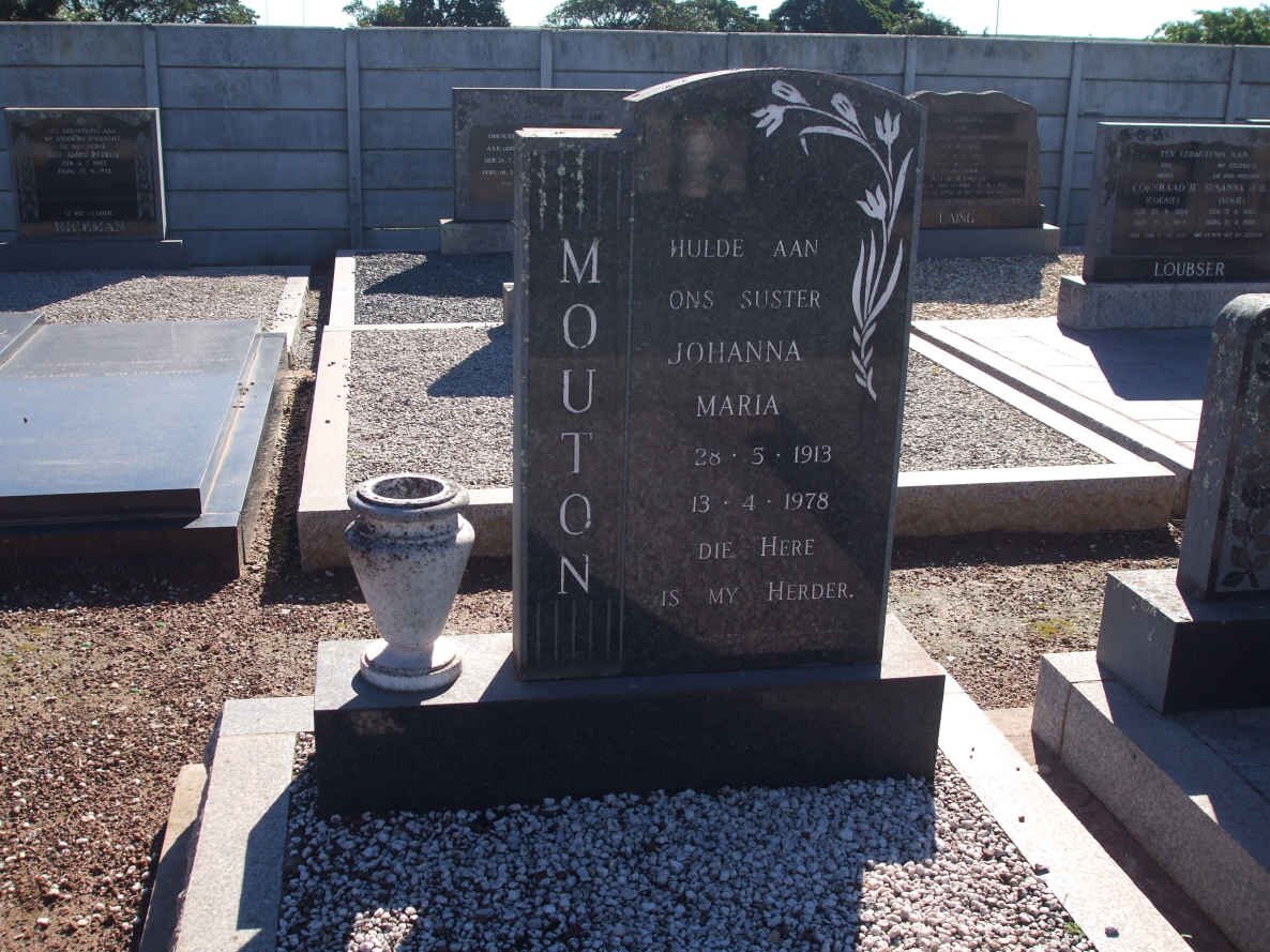 MOUTON Johanna Maria 1913-1978