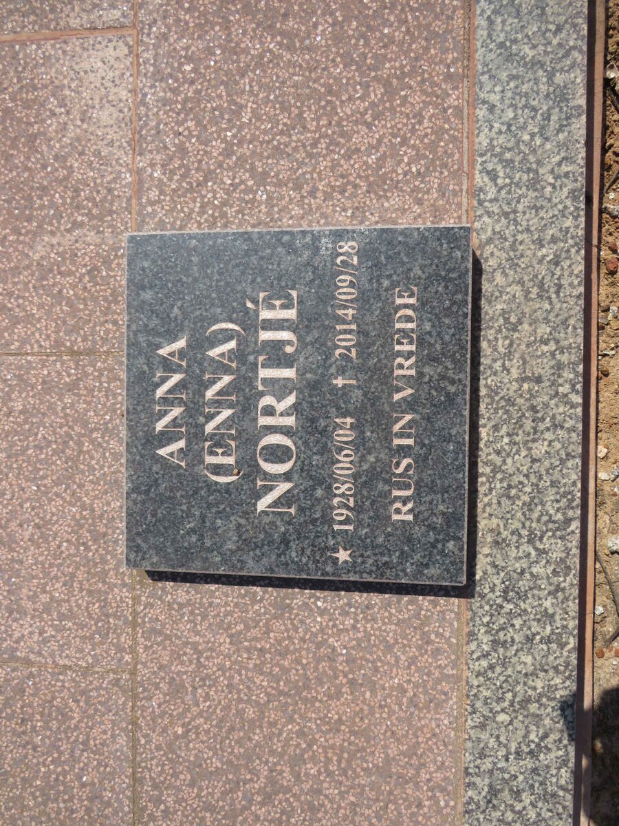 NORTJÉ Anna 1928-2014