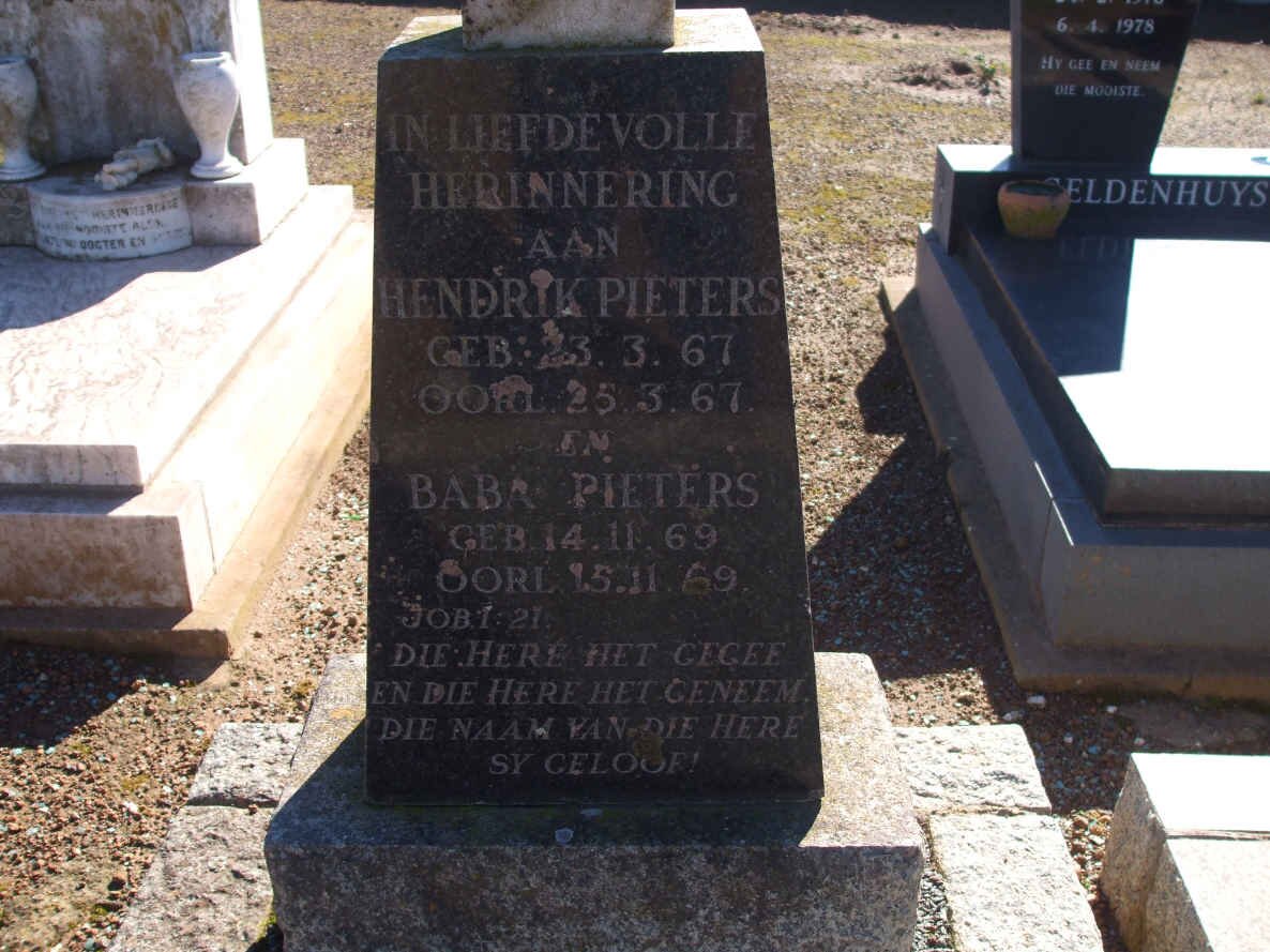 PIETERS Hendrik 1967-1967 :: PIETERS Baba 1969-1969