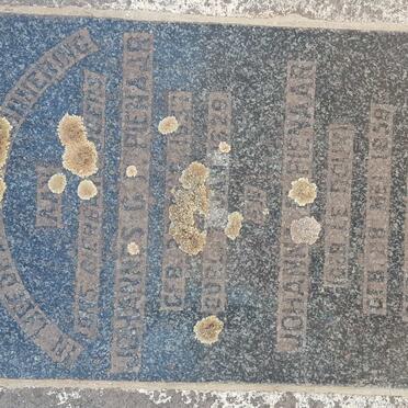 PIENAAR Johannes G.?. 1857-1929 &amp; Johanna ?. LE ROUX 185?-1934