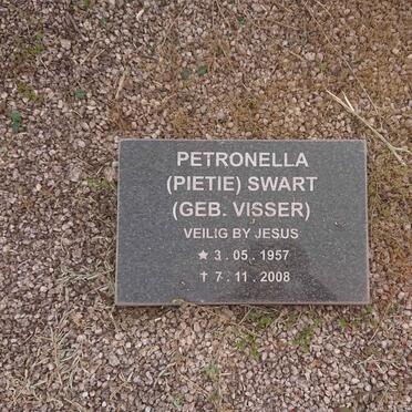 SWART Petronella nee VISSER 1957-2008