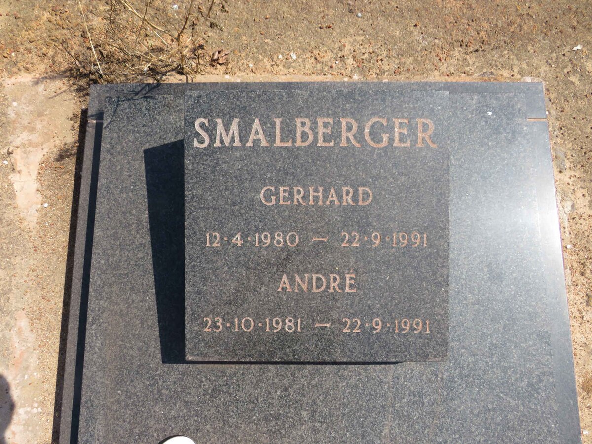 SMALBERGER Gerhard 1980-1991 :: SMALBERGER Andre 1981-1991