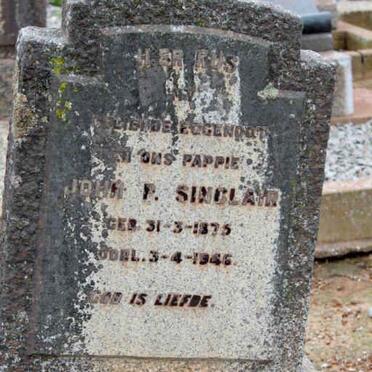 SINCLAIR John P. 1875-1946