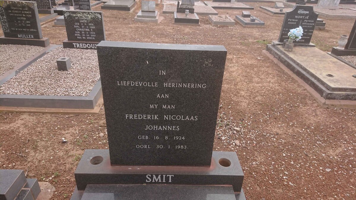 SMIT Frederik Nicolaas Johannes 1924-1983